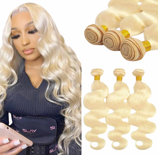613 Blonde Bodywave Bundles