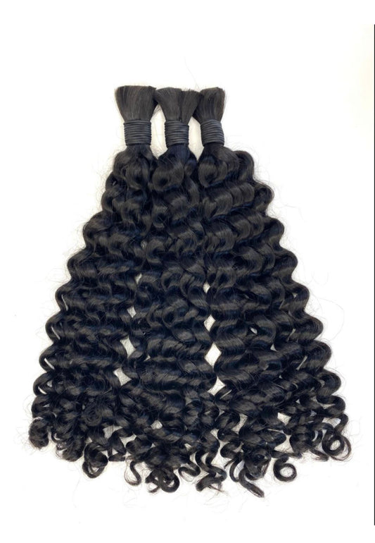 Deep Curly Virgin Braiding Hair
