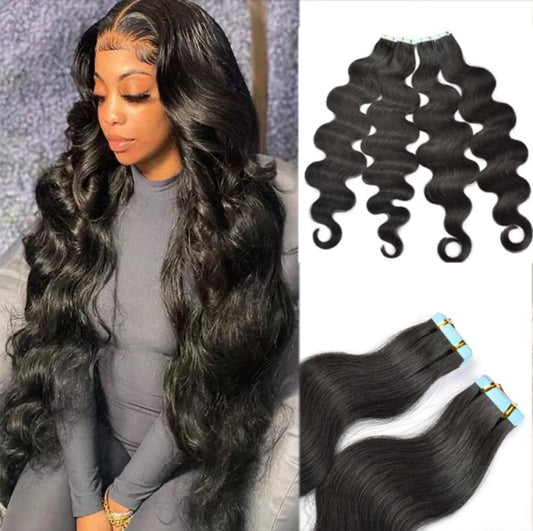Loose Wave Tape In Extensions