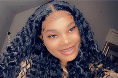 24” Synthetic Tropical Wave Lace Wig (Transparent Lace)